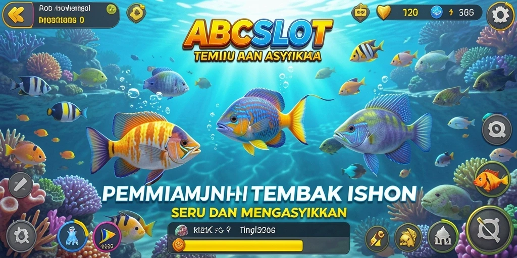 Tampilan menarik dari gameplay Tembak Ikan yang seru di ABCSLOT.