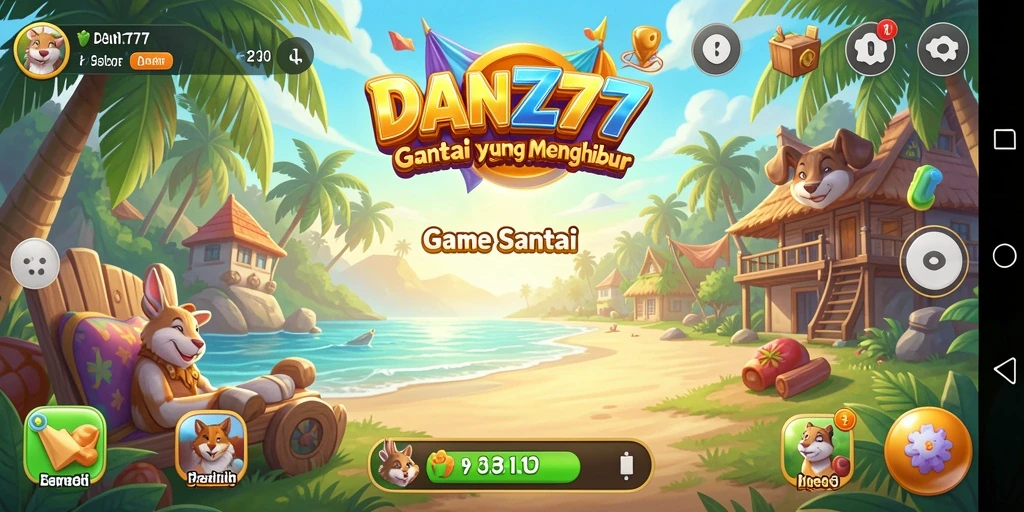 Screenshot gameplay dari DAN777 yang penuh warna dan menyenangkan.
