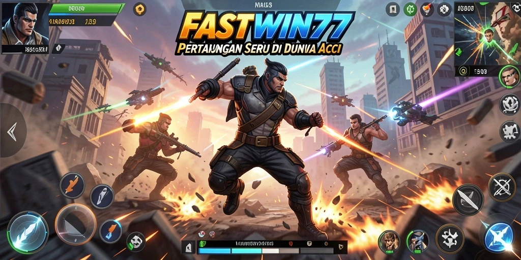 Screenshot menampilkan aksi seru dalam permainan FASTWIN77.