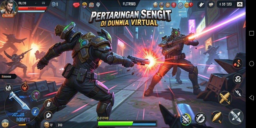 Tampilan seru dari pertarungan di FILTER303 yang memukau.