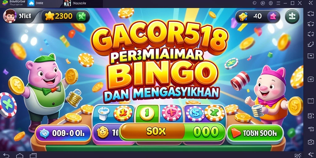 Tampilan antarmuka GACOR518 yang cerah dan menarik.