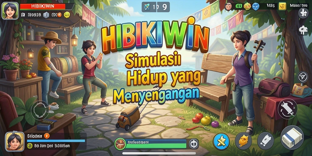 Tampilan gameplay HIBIKIWIN yang mengasyikkan dan interaktif.