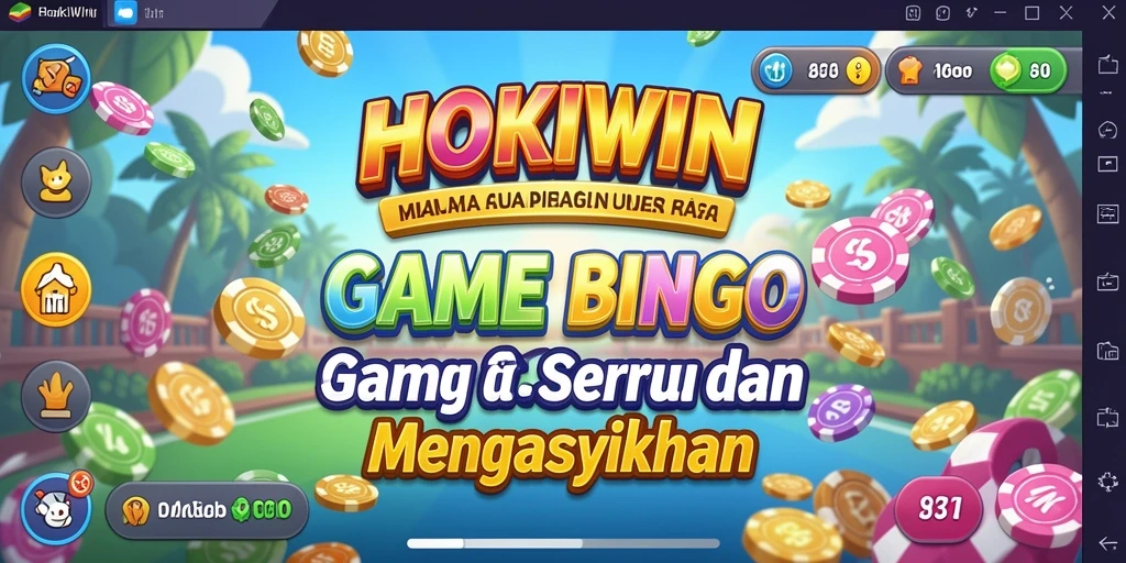 Tampilan gameplay menarik dari HOKIWIN yang menunjukkan suasana permainan Bingo.