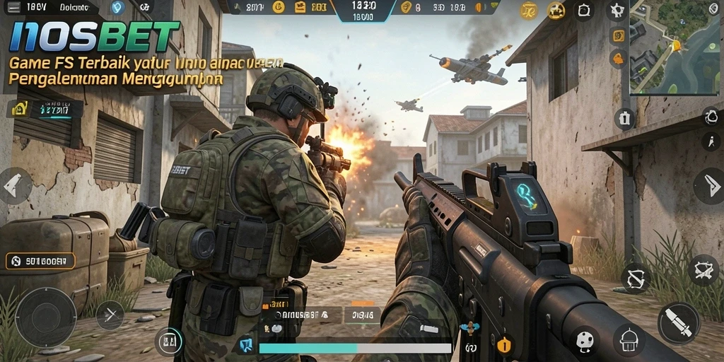 Screenshot gameplay <strong>IOSBET</strong> dengan aksi pertempuran intens dan grafis menawan.