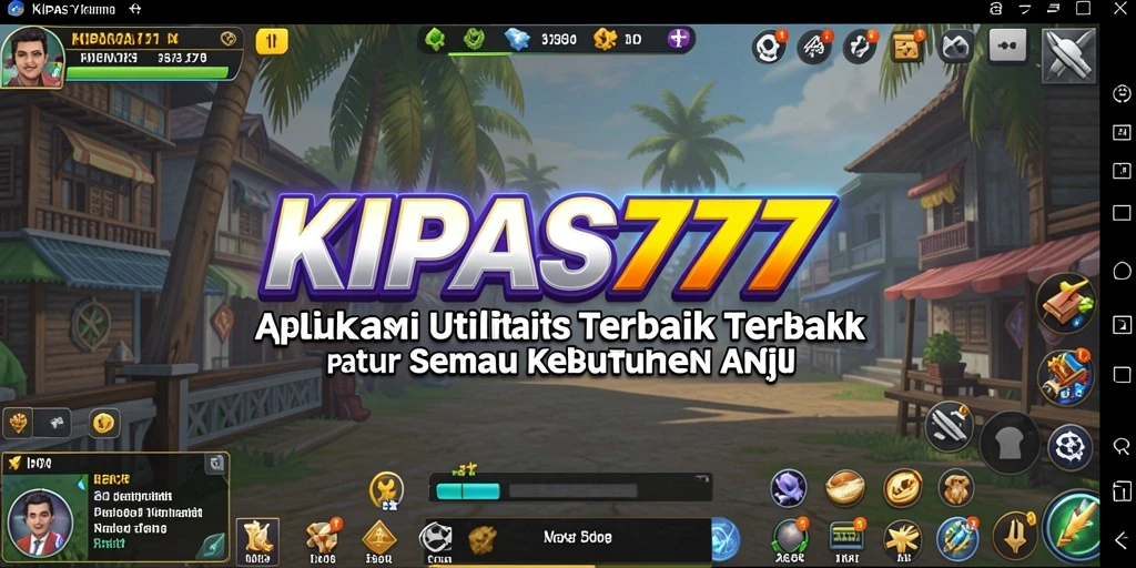 Tampilan antarmuka KIPAS777 yang menarik dan informatif.