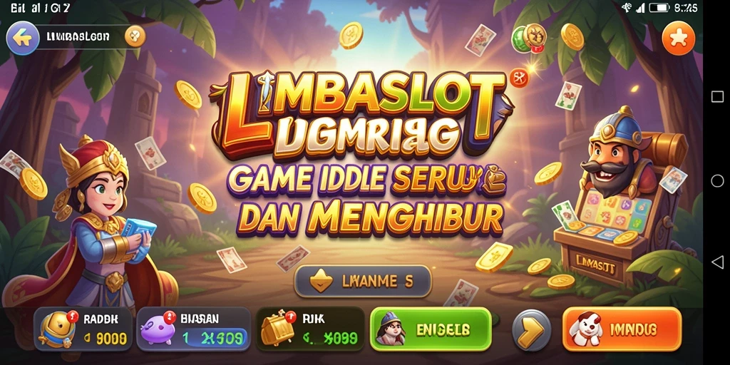 Tampilan gameplay LMBASLOT yang mendebarkan dan menghibur.