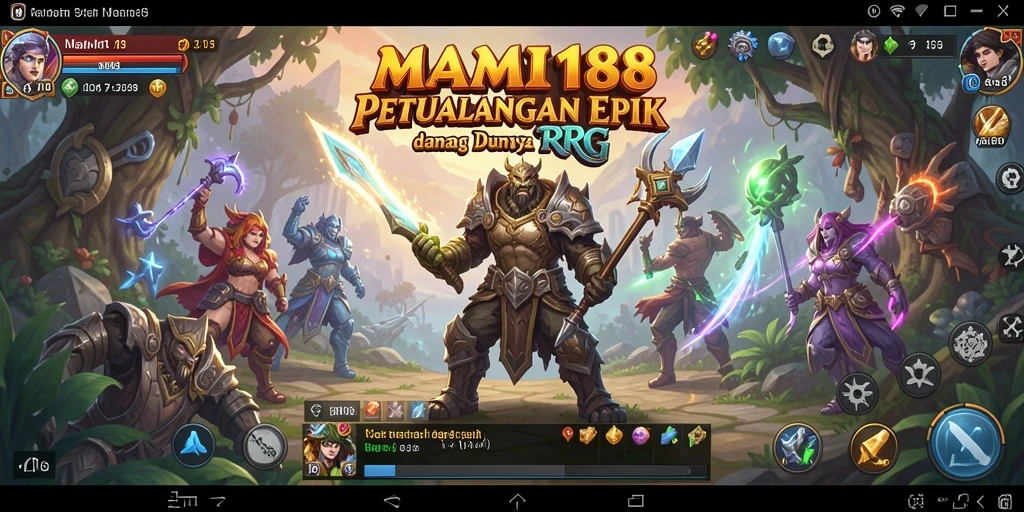 Tampilan grafis hebat dari MAMI188 saat gameplay RPG.