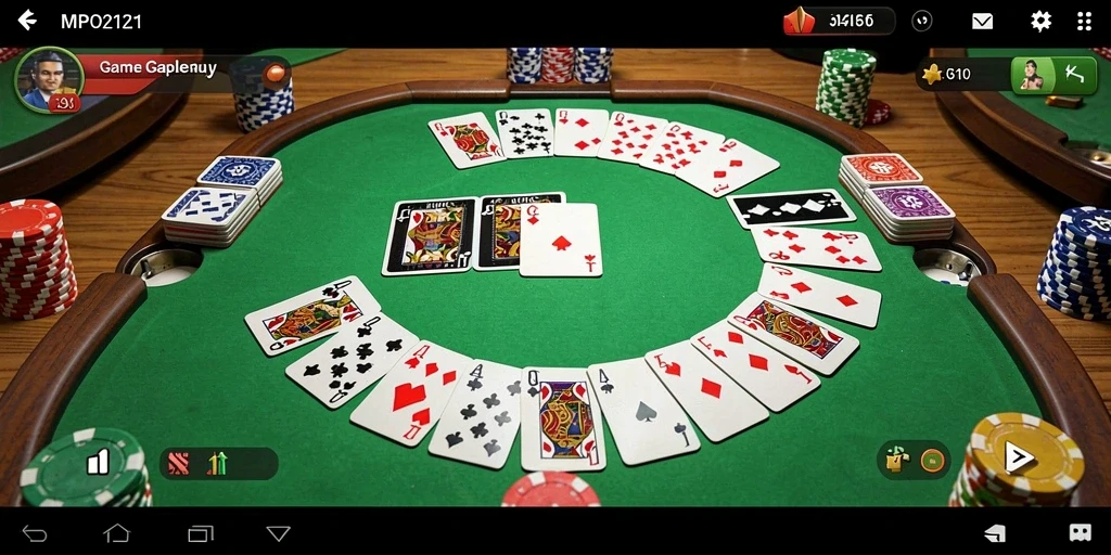 Tampilan gameplay seru Gaple dalam MPO2121.