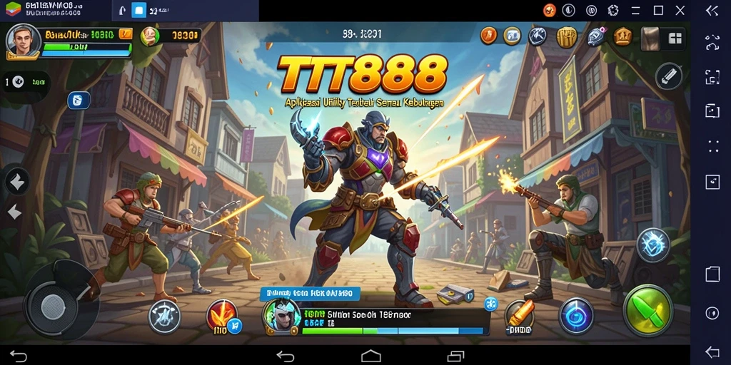 Screenshot utama TTT888 menunjukkan tampilan antarmuka yang bersih dan fungsional.