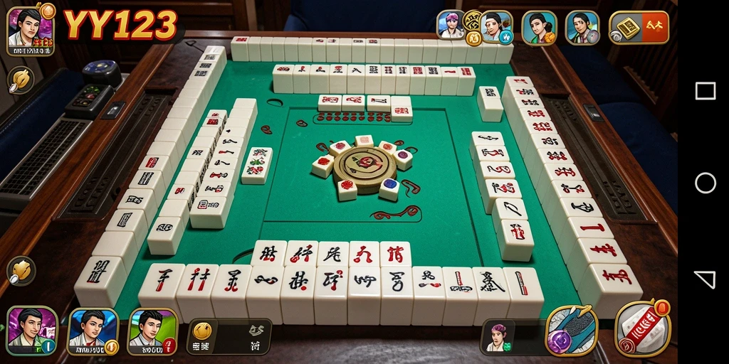 Tampilan gameplay Mahjong yang menarik dan seru di YY123.